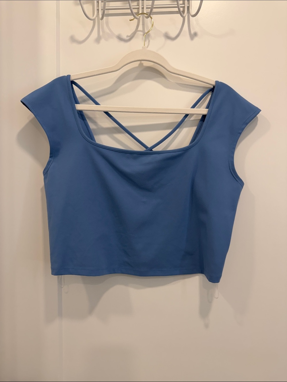 wild fable Periwinkle Cross-Strap Crop Top
